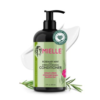 mielle organics rosemary mint strengthening hair conditioner detangling & hydrating conditioner to help increase manageability infused with biotin to support longer, healthier strands (12 oz)